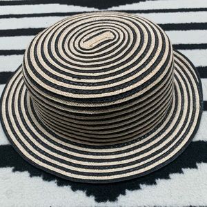 Forever 21 Hand Woven Striped Hat